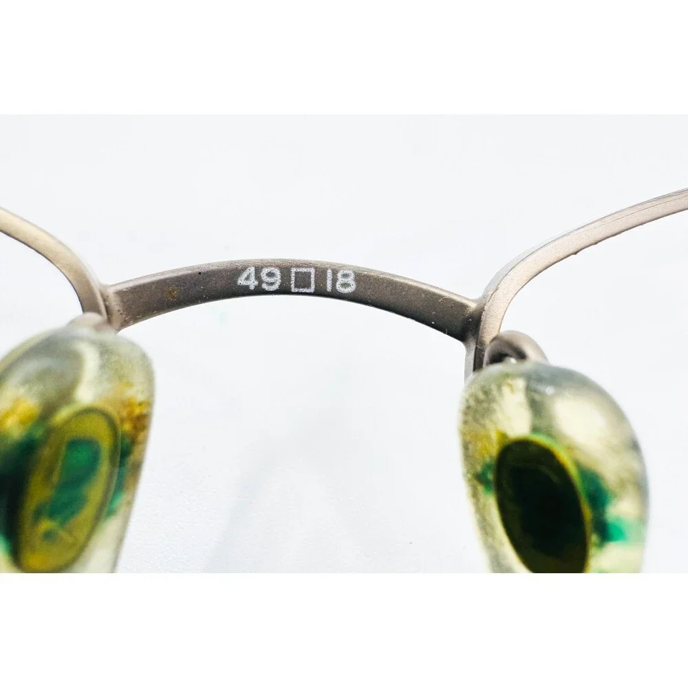 Donna Karan Eyeglasses Womens Brown Oval Metal DK193 387 49-18-145